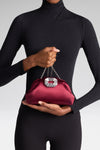 Camelia Bag Wine Satin