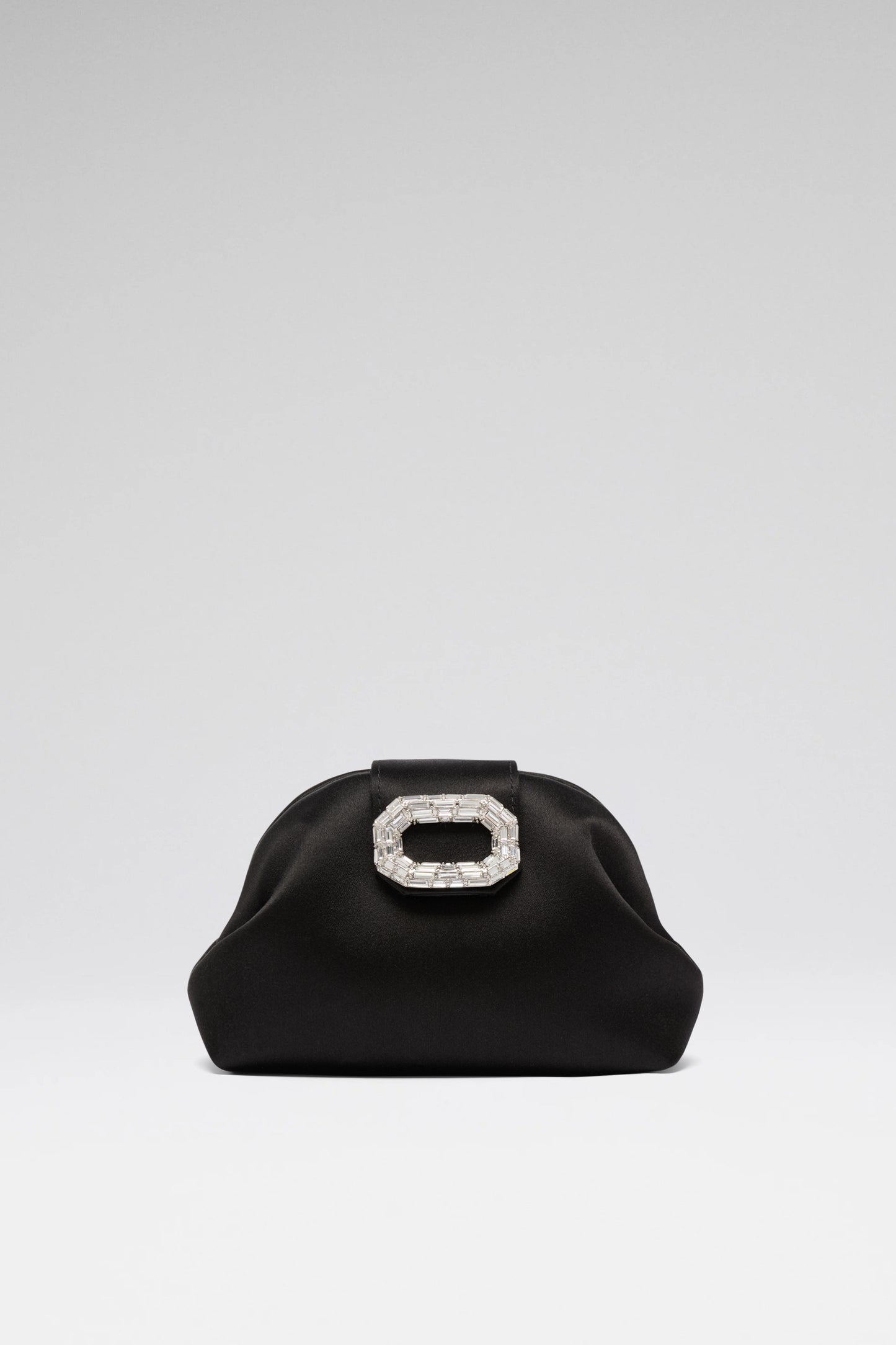 Camelia Micro Bag Black Satin