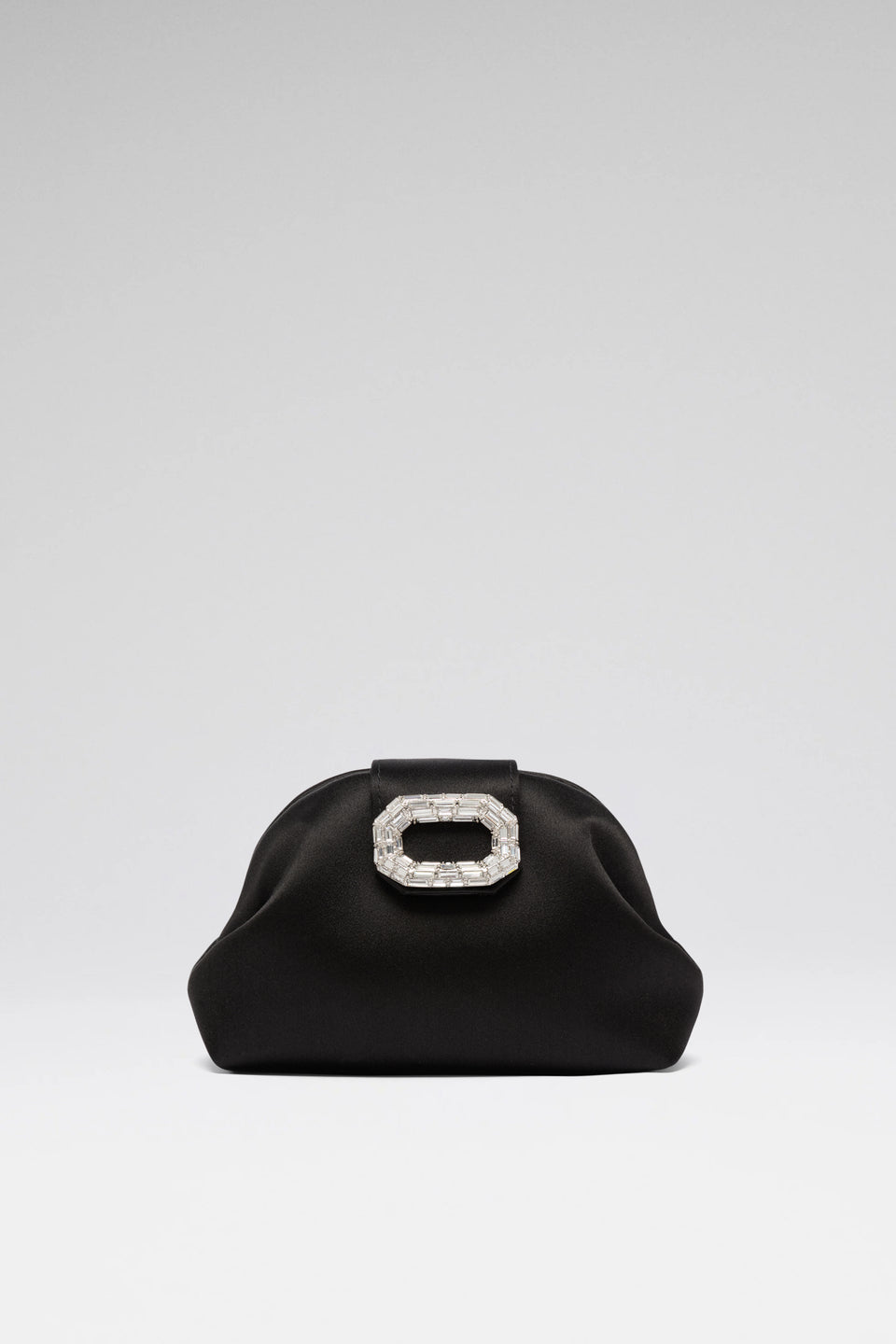 Camelia Micro Bag Black Satin