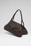 Gemini Large Bag Coffee Grainy Leather