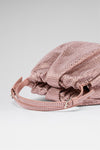 Vittoria Full Crystal Bag Powder Satin And Vintage Rose Crystals