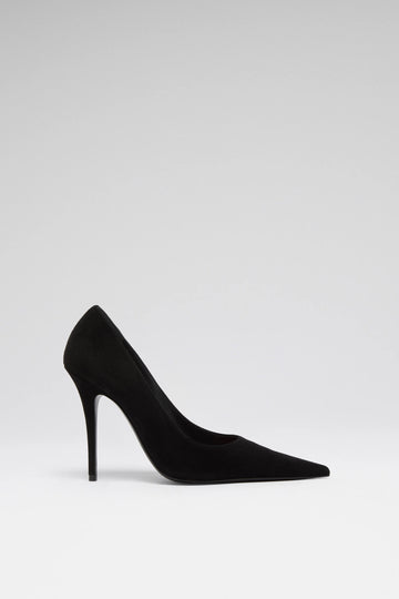 Barbara Pump 105 Black Suede