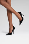 Barbara Pump 105 Black Suede