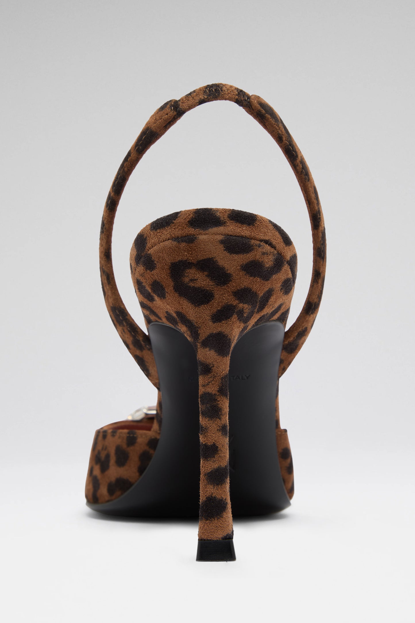 Camelia Sling 90 Leopard Printed Suede