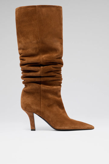 Christine Slouch Boot 80 Cognac Crosta