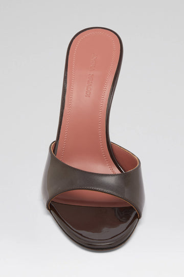 Elodie Slipper 105 Pearly Coffee Patent