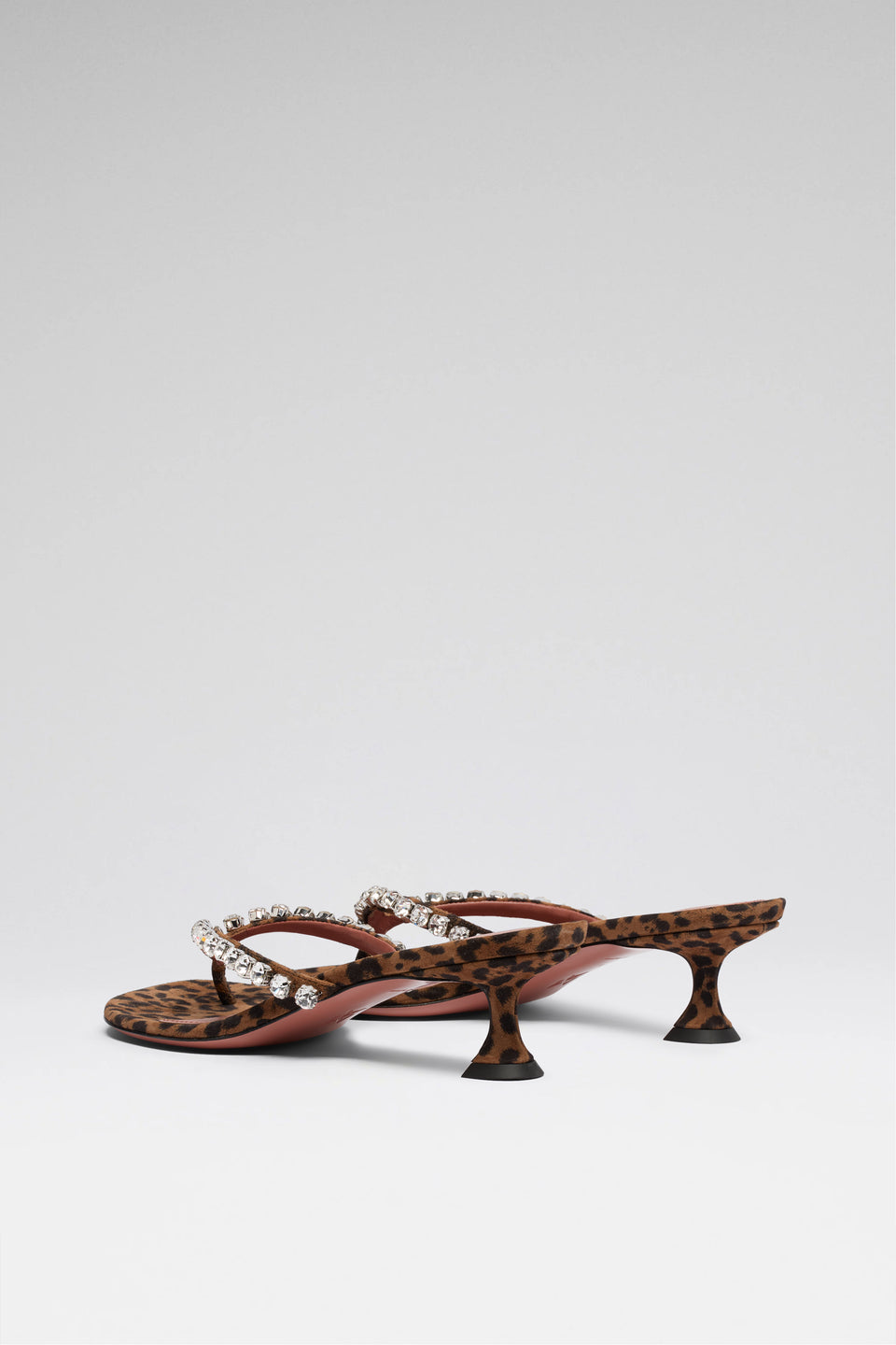 Gigi leopard luxury mules