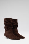 Coffee Crosta booties