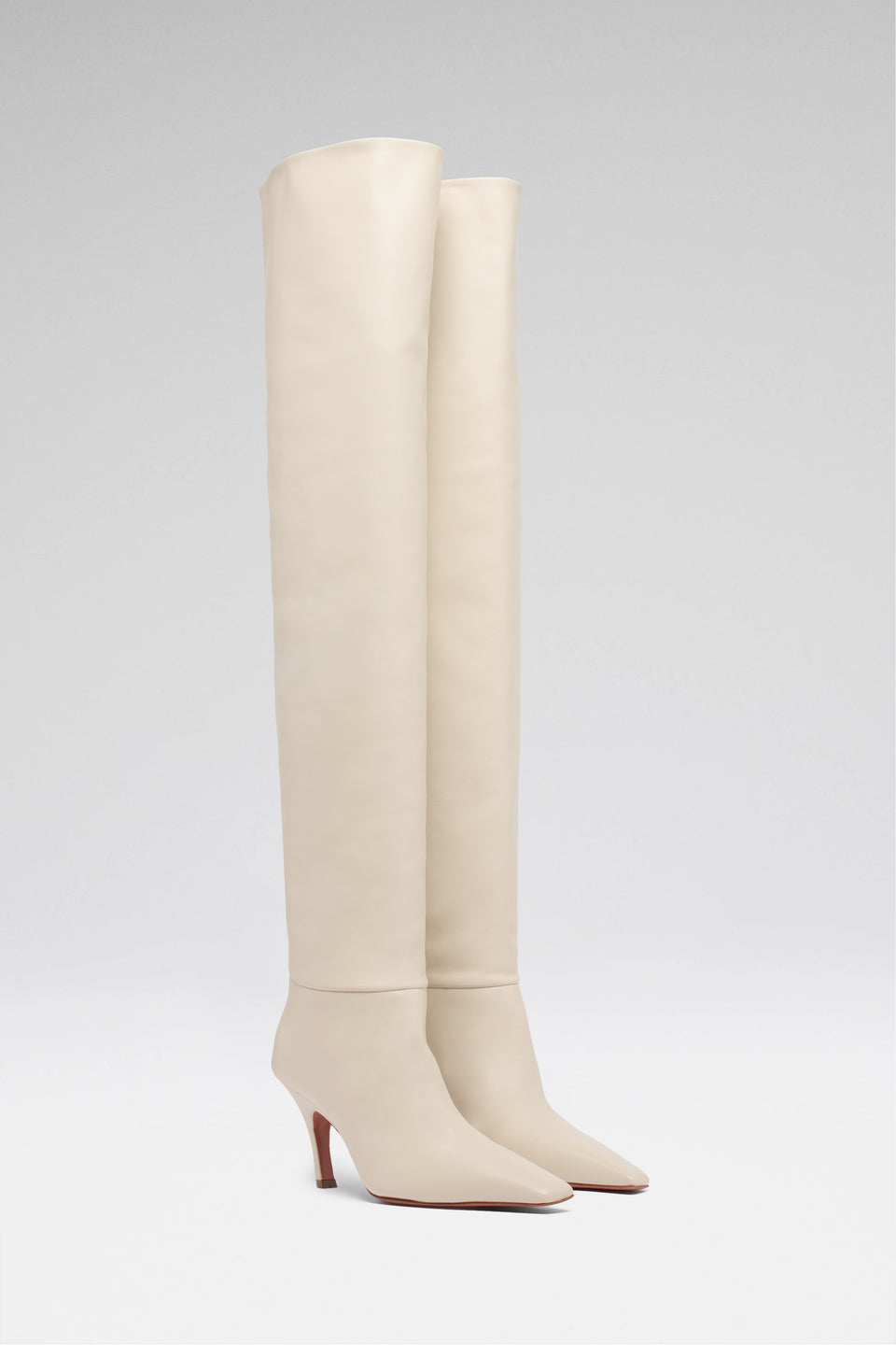Jamie Thigh High 80 Almond Calf
