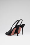 Kristina Sling 105 Black Satin