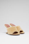 Taylor Fur Slipper 90 Beige Shearling