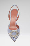 Begum 95 luxury satin slingbacks 