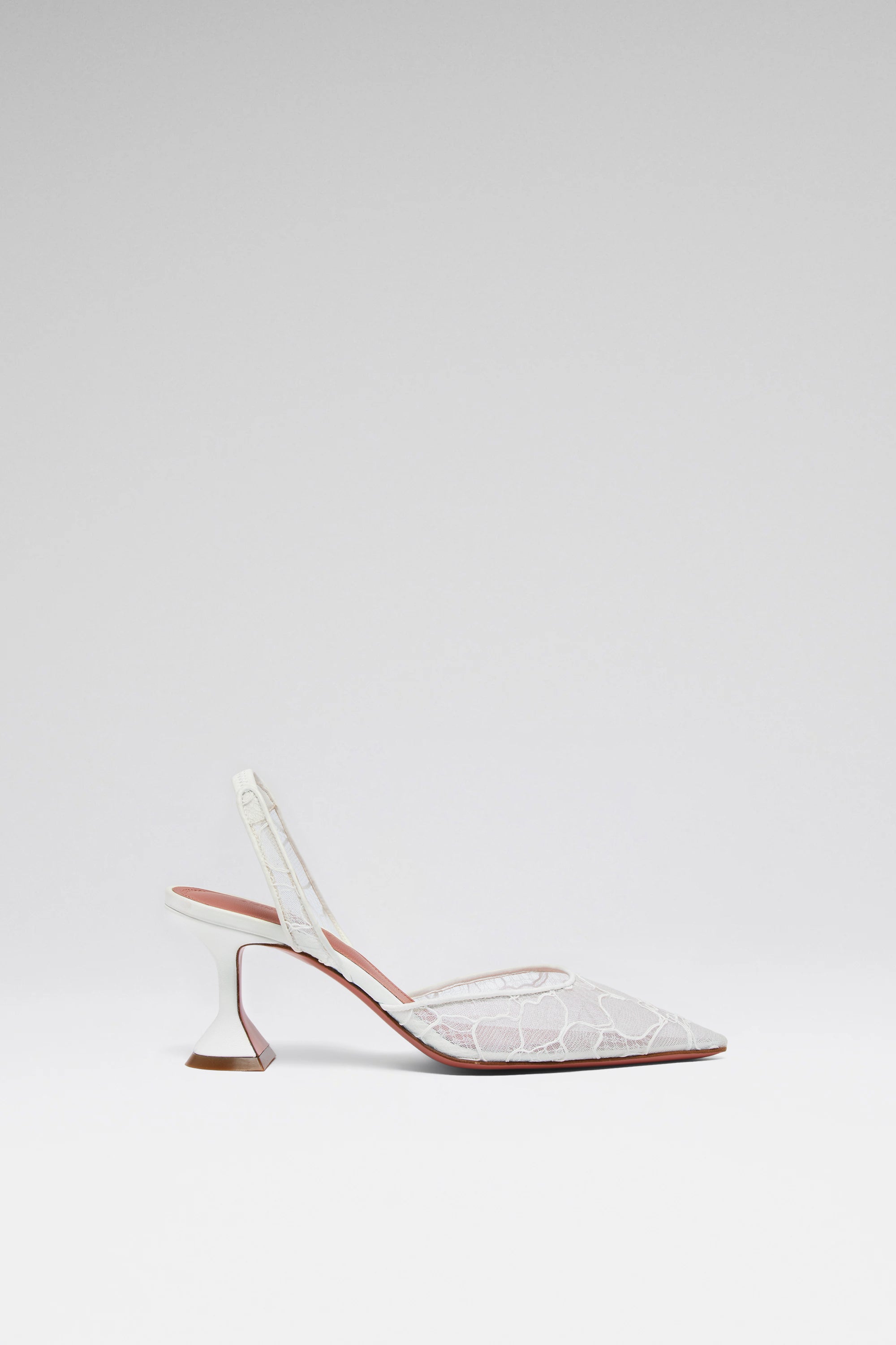 Holli 70 Ivory Lace Slingbacks | Luxury Shoes For Women