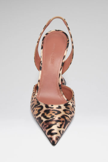 Holli Sling 95 Leopard Satin
