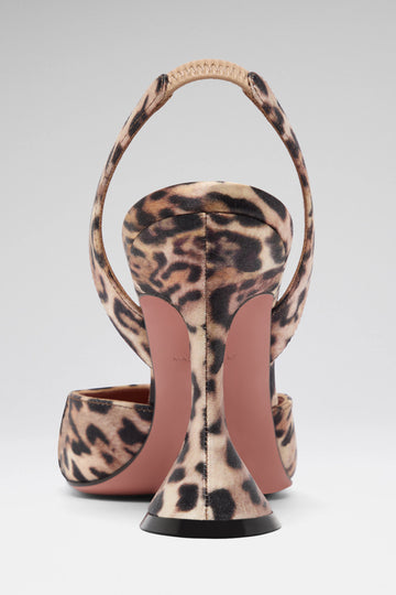 Holli Sling 95 Leopard Satin