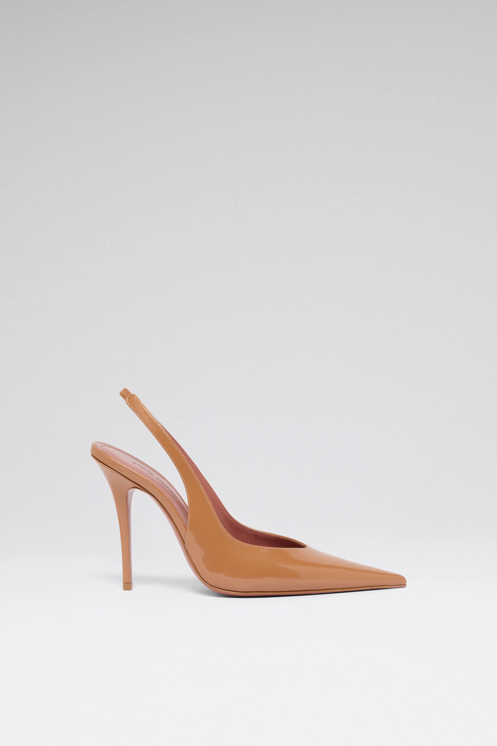 Anok 105 Latte Pearly Patent Slingbacks | Luxury Shoes For Women