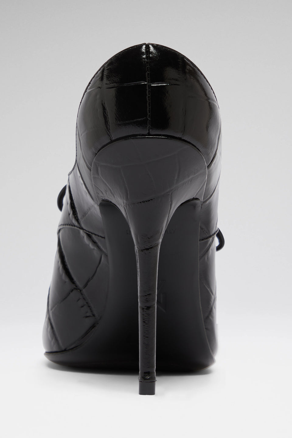 Kim Mule 105 Black Printed Croc