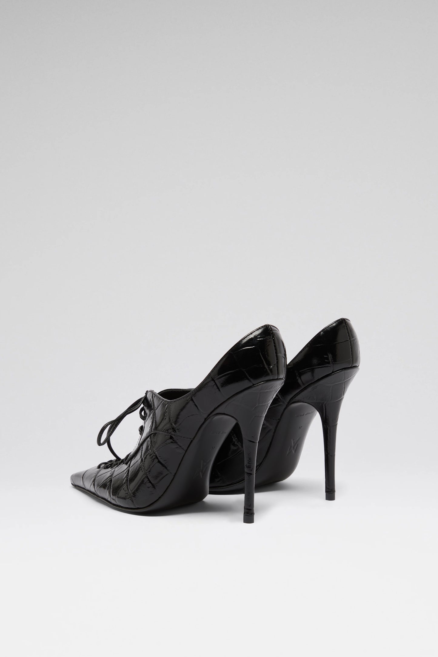 Kim Mule 105 Black Printed Croc