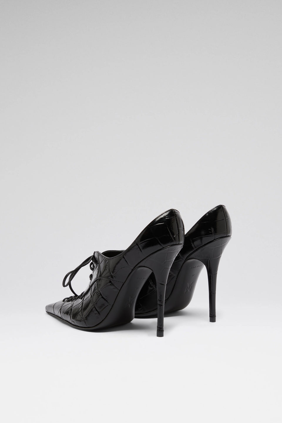 Kim Mule 105 Black Printed Croc