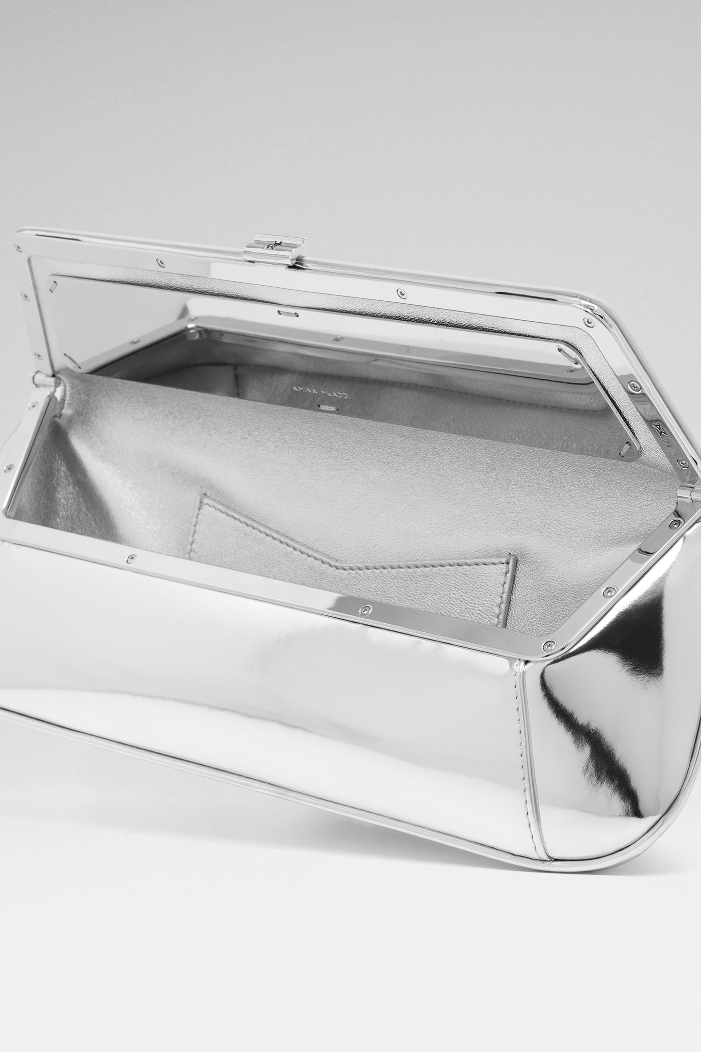 Ami Clutch Silver Mirror