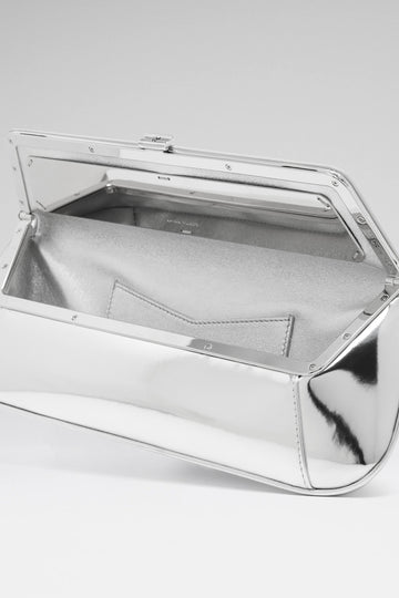 Ami Clutch Silver Mirror