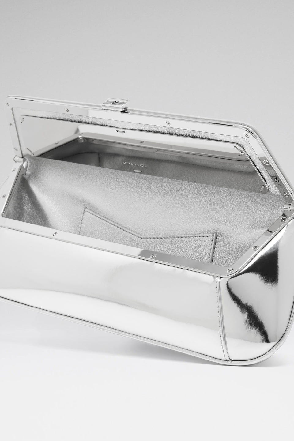 Ami Clutch Silver Mirror