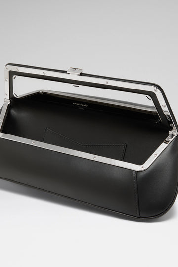 Ami Clutch Black Nappa