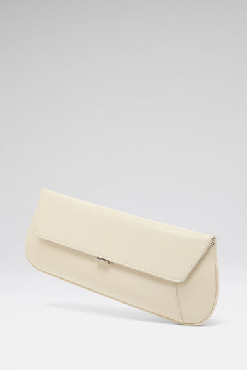 Ami Clutch Almond Nappa
