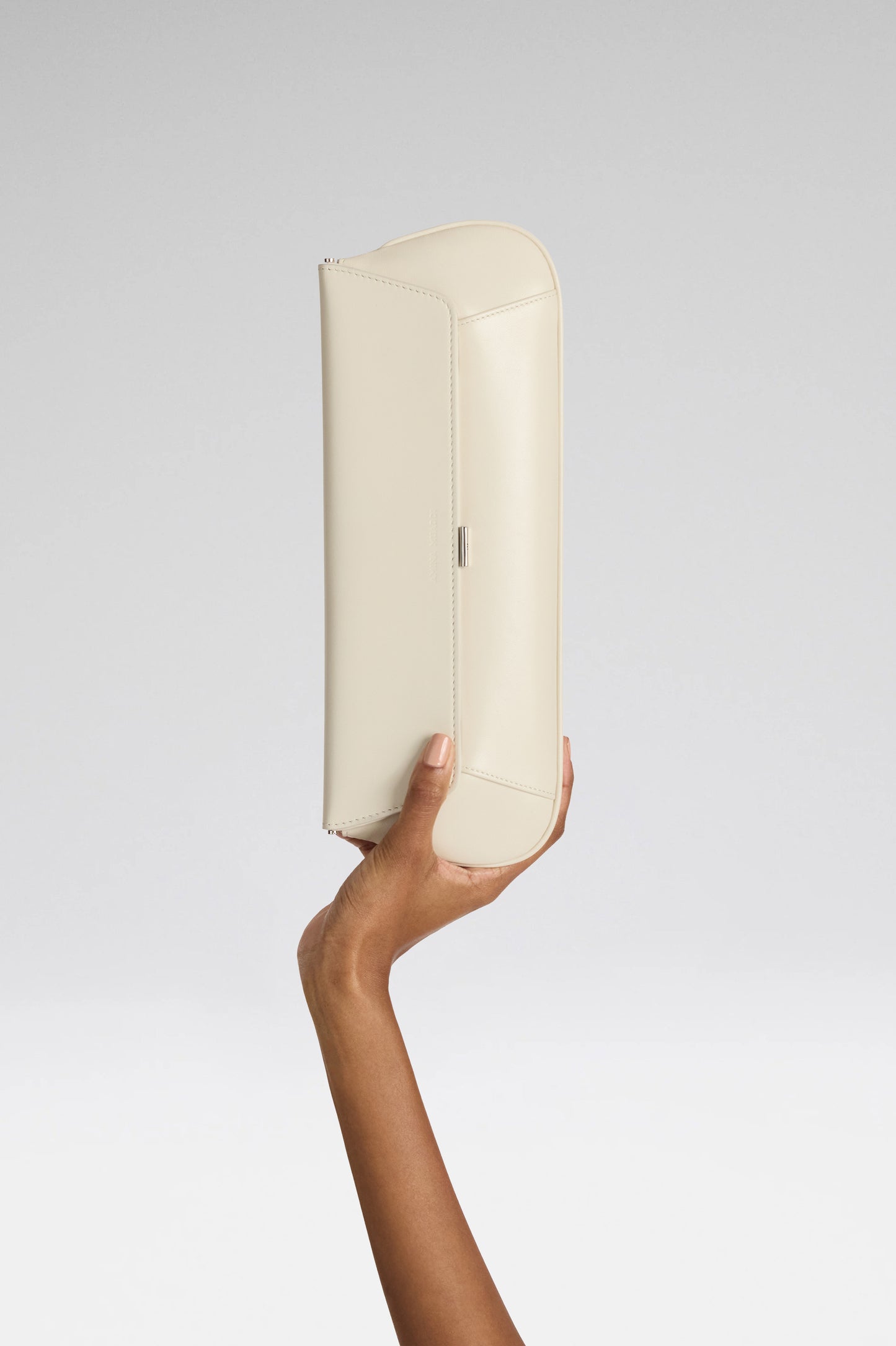 Ami Clutch Almond Nappa