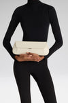 Ami Clutch Almond Nappa