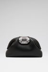 Camelia Clutch Black Nappa