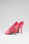 Anok 105 luxury coral satin slippers