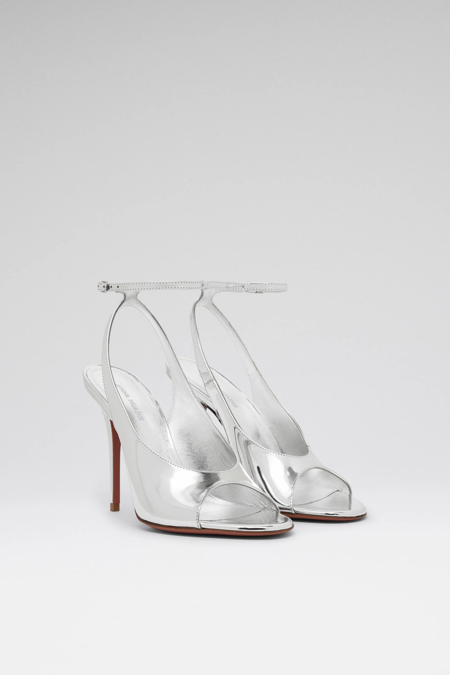Anok 105 luxury silver mirror sandals