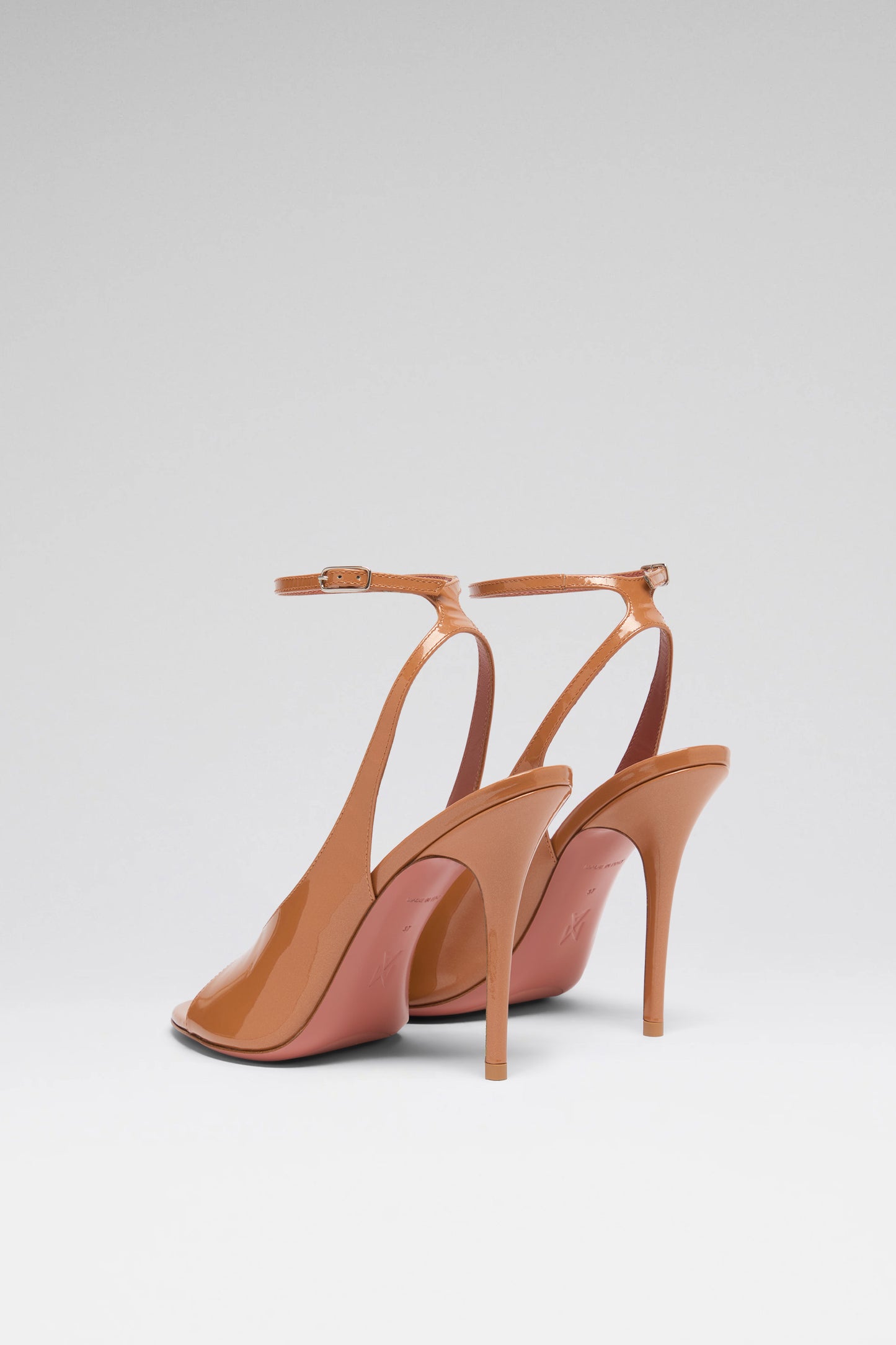 Anok 105 luxury latte pearly patent sandals for women