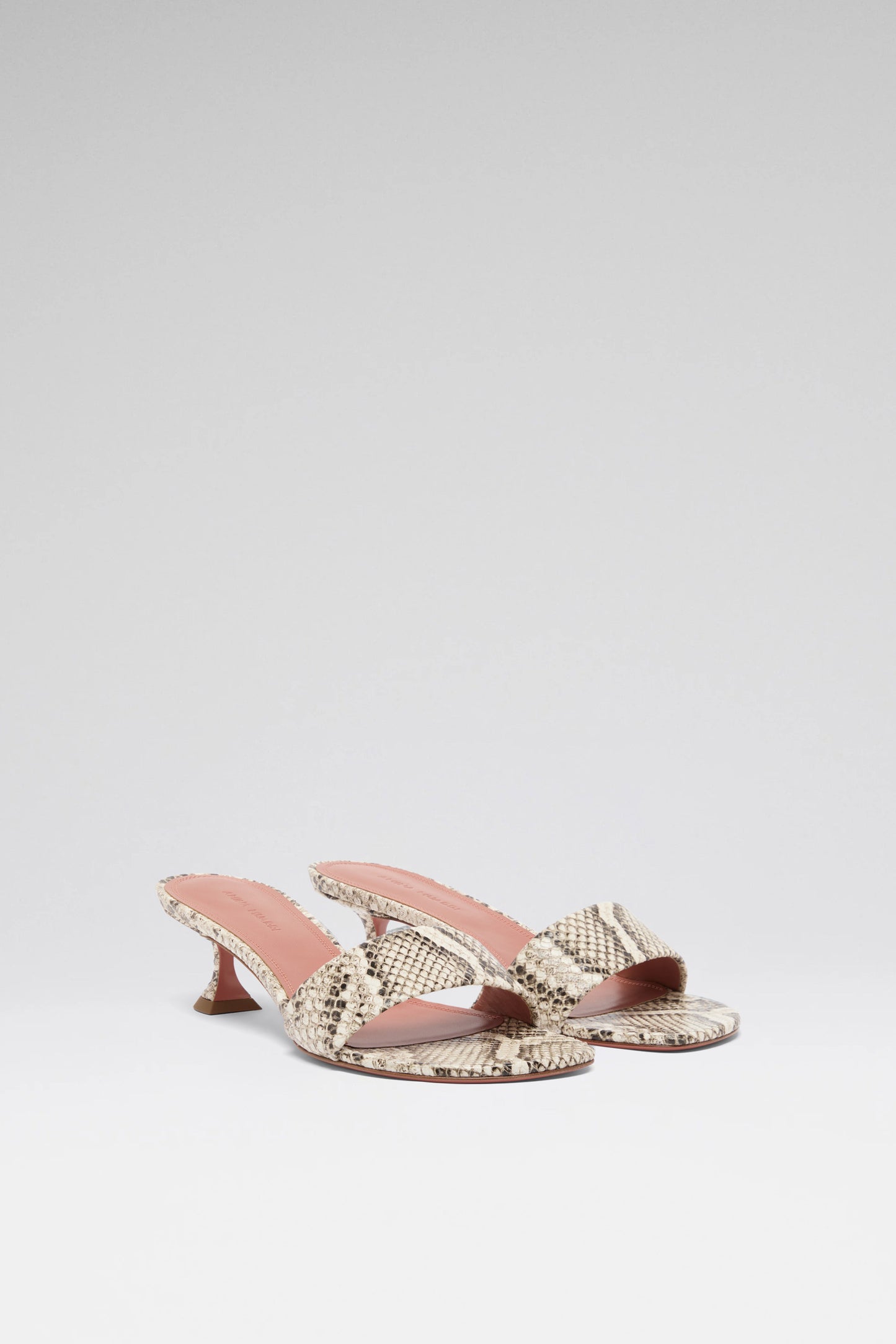 Andreea 45 luxury natural snake slippers