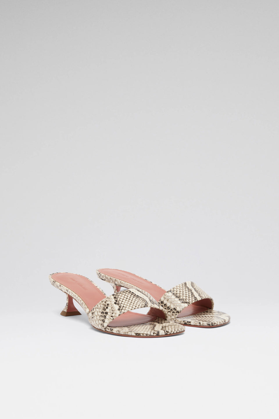 Andreea 45 luxury natural snake slippers