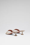 Andreea 45 luxury natural snake slippers for women