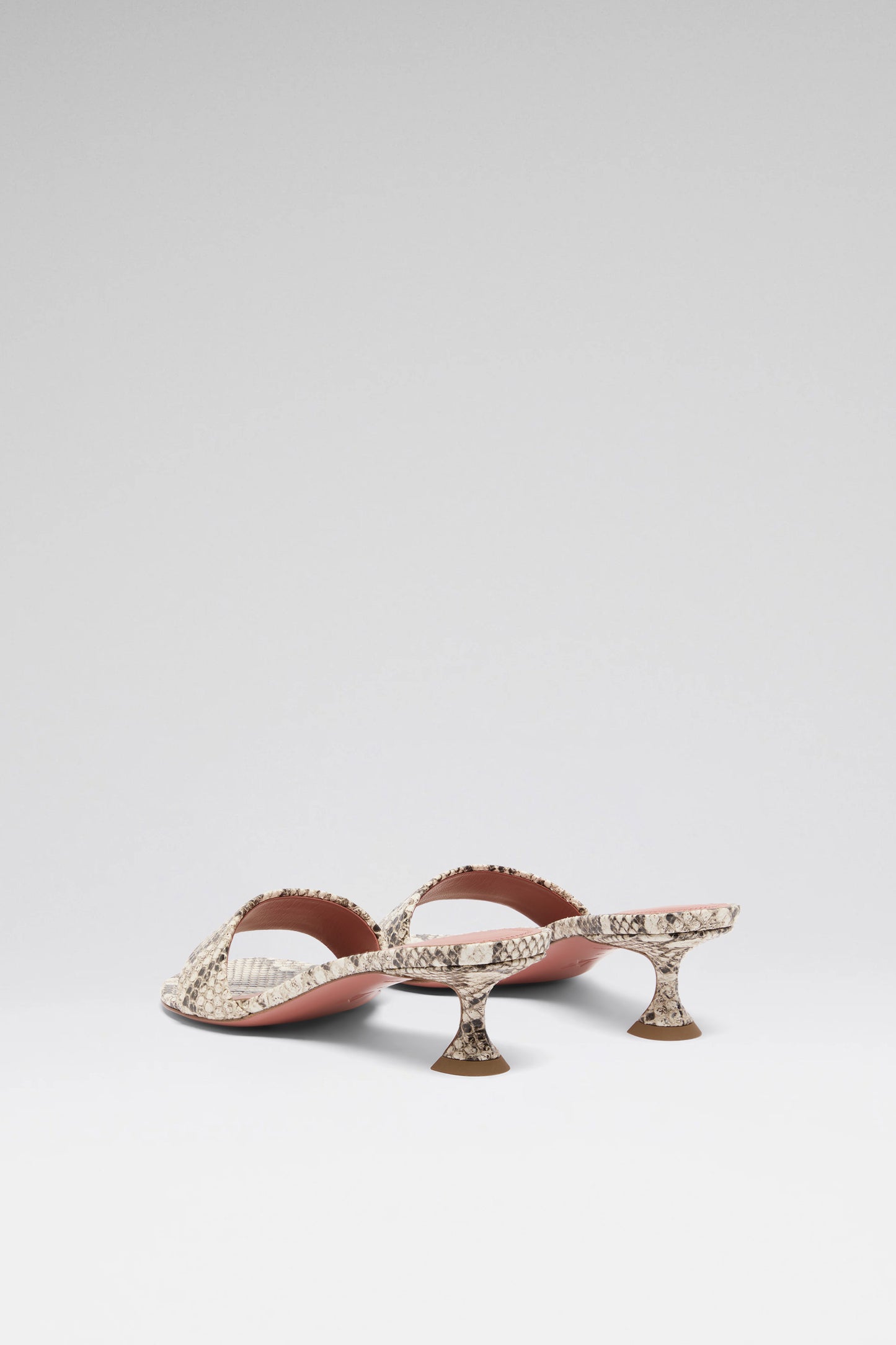 Andreea 45 luxury natural snake slippers for women