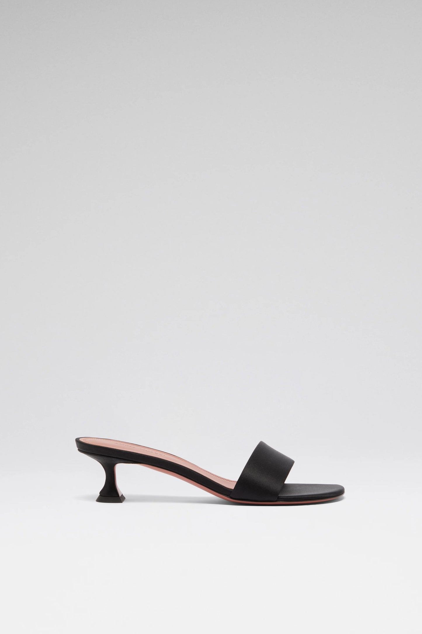 Andreea Slipper 45 Black Satin