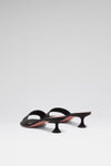 Andreea Slipper 45 Black Satin