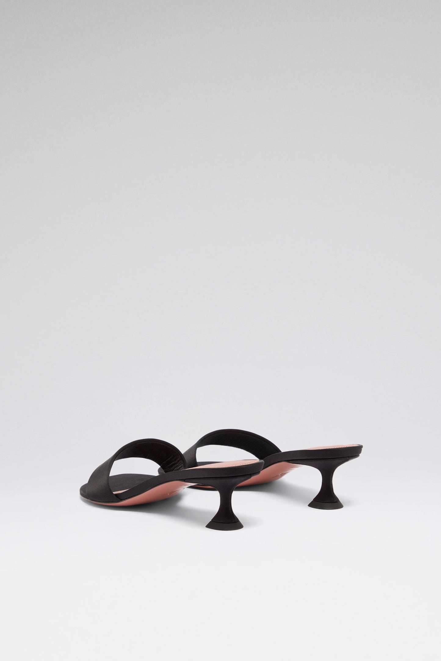 Andreea Slipper 45 Black Satin