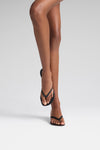 Juliette Thong Slipper 45 Black Nappa