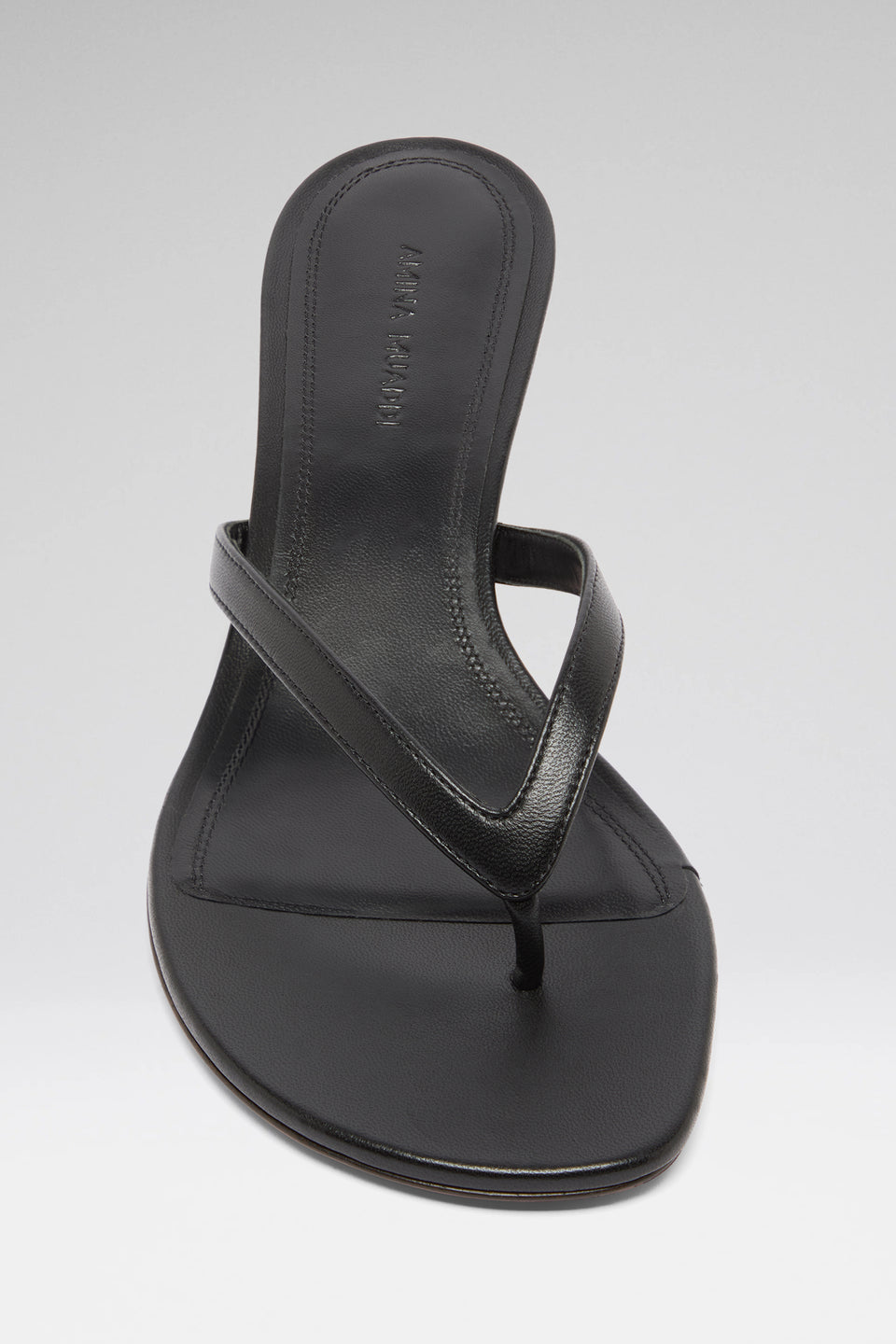 Juliette Thong Slipper 45 Black Nappa