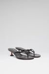 Juliette Thong Slipper 45 Black Nappa