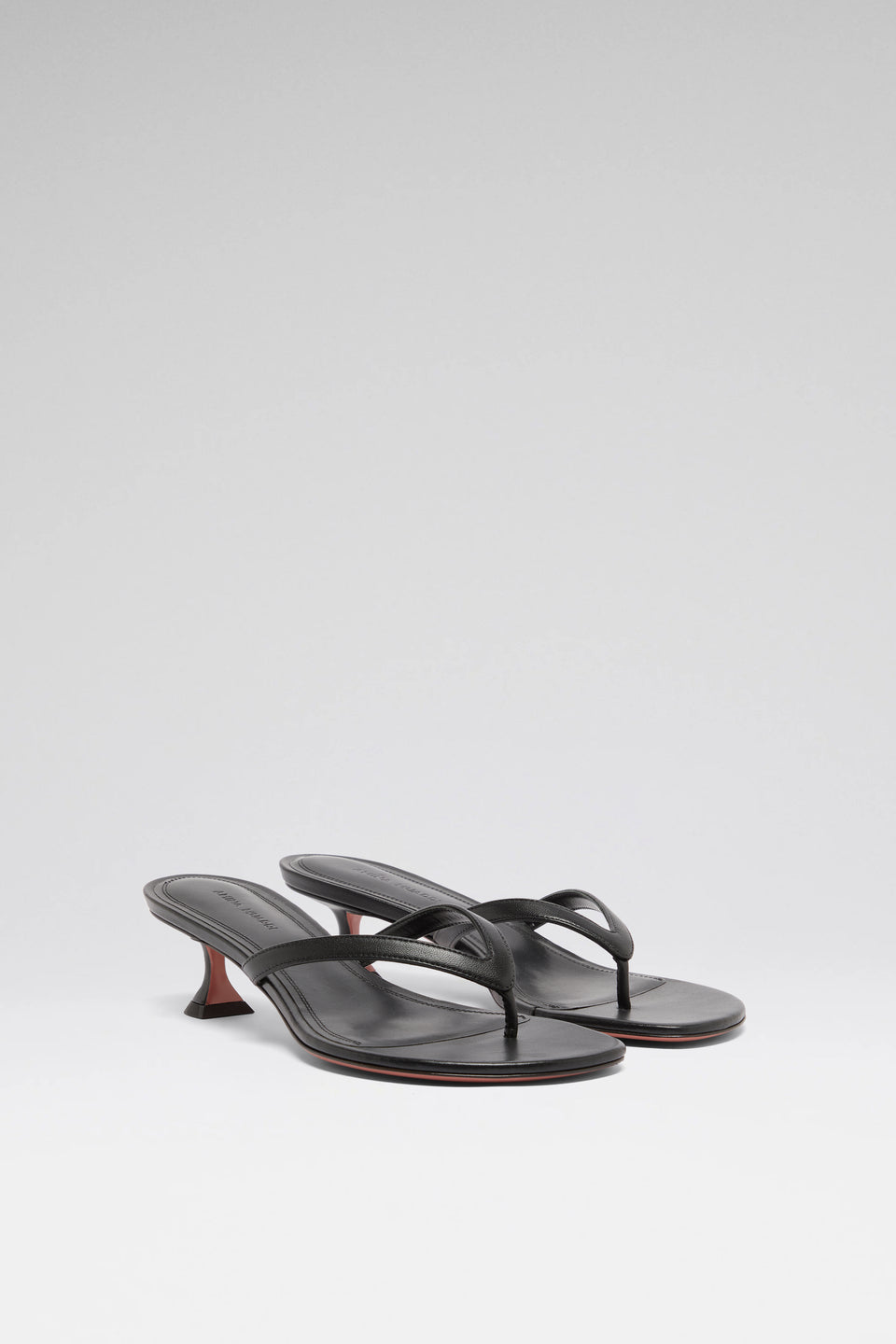 Juliette Thong Slipper 45 Black Nappa