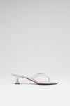 Juliette Thong 45 Slipper White Nappa