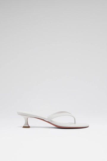 Juliette Thong 45 Slipper White Nappa