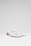 Juliette Thong 45 Slipper White Nappa