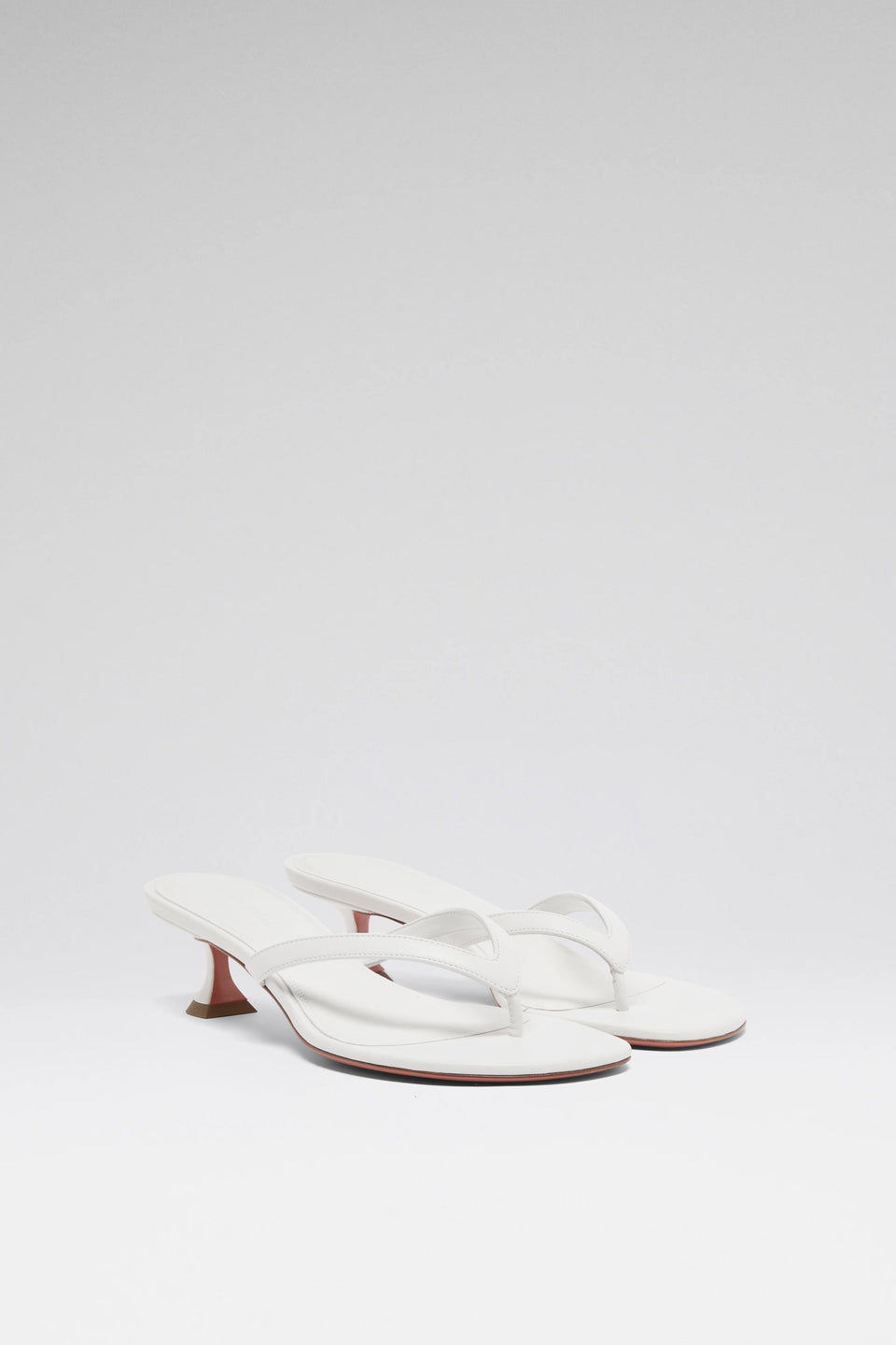 Juliette Thong 45 Slipper White Nappa