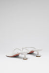 Juliette Thong 45 Slipper White Nappa
